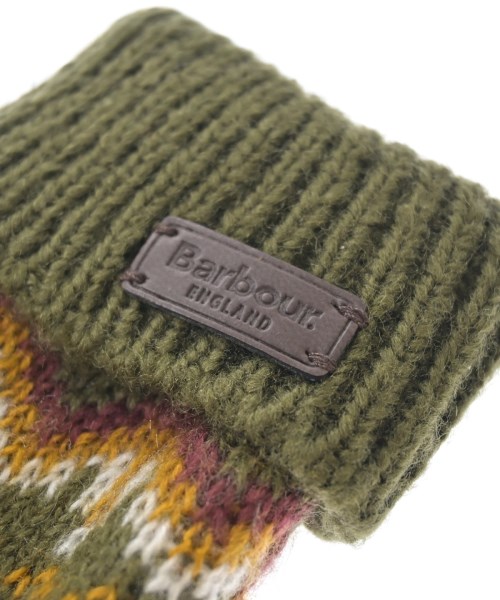 Barbour（バブアー）手袋 カーキ サイズ:F メンズ/2200707495040