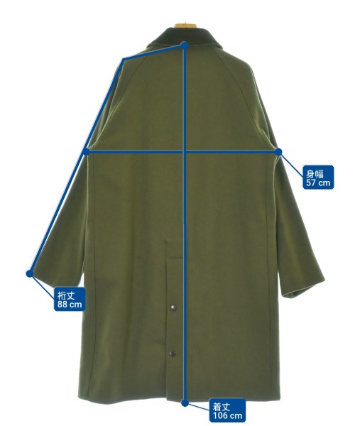 Barbour（バブアー）ステンカラーコート 緑 サイズ:40(M位) メンズ/2200707365015