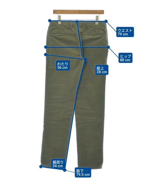 Barbour（バブアー）チノパン カーキ サイズ:30(M位) メンズ/2200709568018