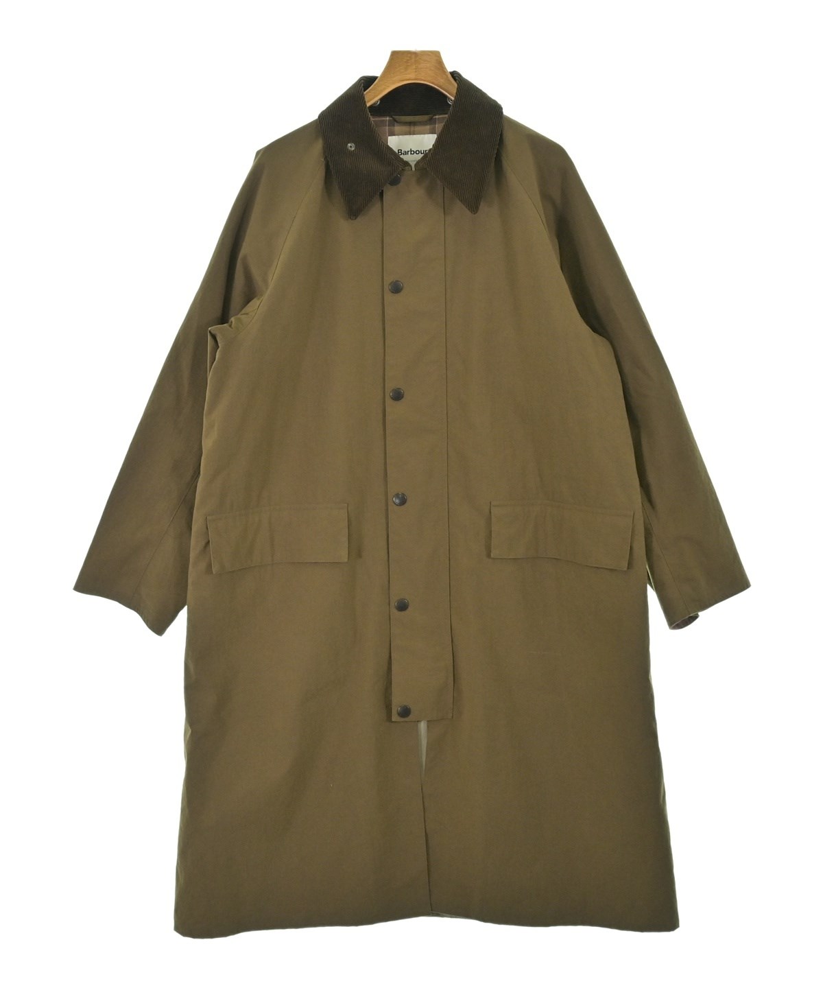 Barbour ステンカラーコート 42 Barbour（バブアー）ステンカラーコート カーキ サイズ:40(M位) メンズ