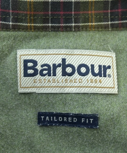 Barbour（バブアー）カジュアルシャツ カーキ サイズ:L メンズ/2200671273057