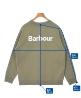 Barbour（バブアー）スウェット カーキ サイズ:38(S位) メンズ/2200671674243