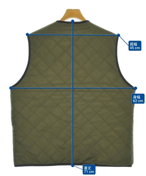 Barbour（バブアー）ダウンジャケット/ダウンベスト カーキ サイズ:40(M位) メンズ/2200668972024