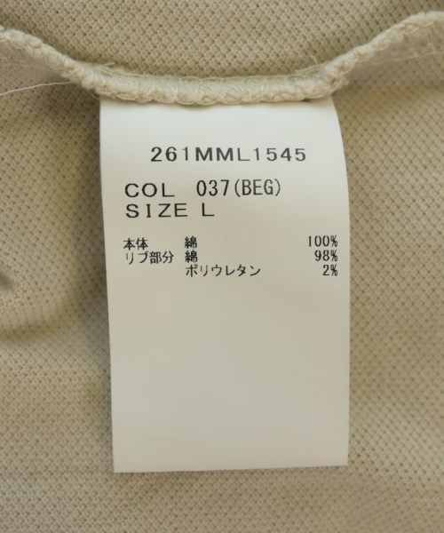 Barbour（バブアー）ポロシャツ ベージュ サイズ:L メンズ/2200727734020