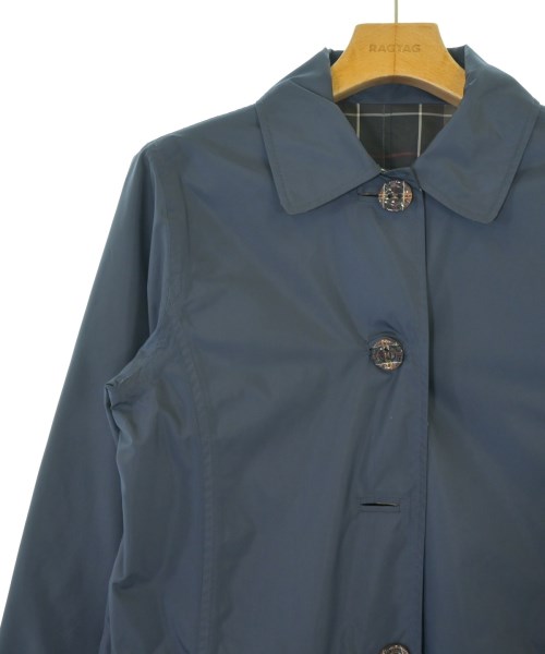 Barbour（バブアー）ステンカラーコート 紺 サイズ:36(XS位) レディース/2200715494066