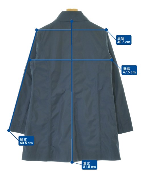 Barbour（バブアー）ステンカラーコート 紺 サイズ:36(XS位) レディース/2200715494066