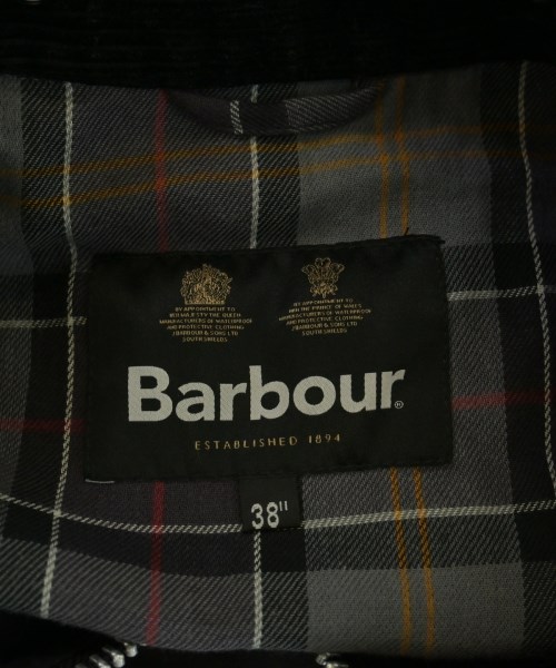 Barbour（バブアー）ステンカラーコート 黒 サイズ:38(M位) メンズ/2200722116012