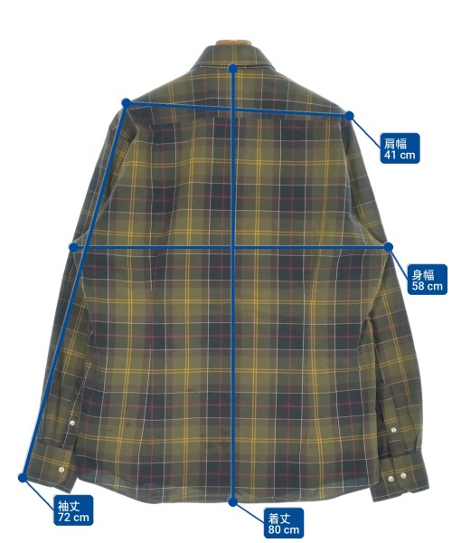 Barbour（バブアー）カジュアルシャツ カーキ サイズ:-(XXL位) メンズ/2200722603062