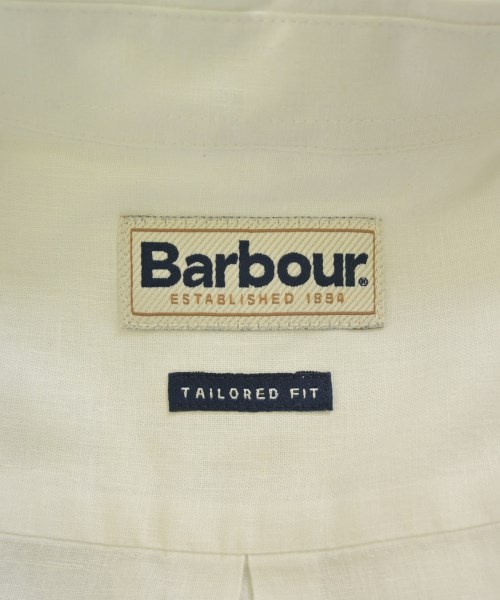 Barbour（バブアー）カジュアルシャツ 白 サイズ:L メンズ/2200683471021
