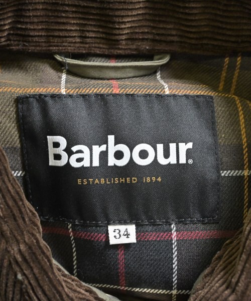 Barbour（バブアー）ステンカラーコート カーキ サイズ:34(S位) メンズ/2200677394015