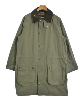 Barbour バブアー カーキ コート 34 Sサイズ Barbour（バブアー）ステンカラーコート カーキ サイズ:34(S位) メンズ