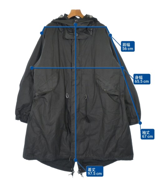 Barbour（バブアー）モッズコート 黒 サイズ:L メンズ/2200685073025
