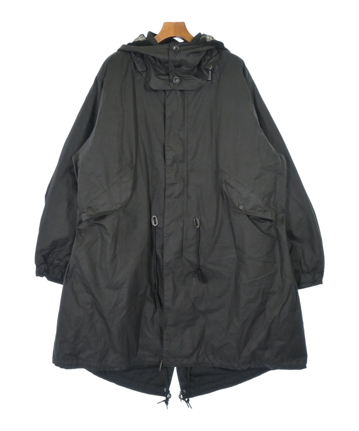 Barbour（バブアー）モッズコート 黒 サイズ:L メンズ/2200685073025
