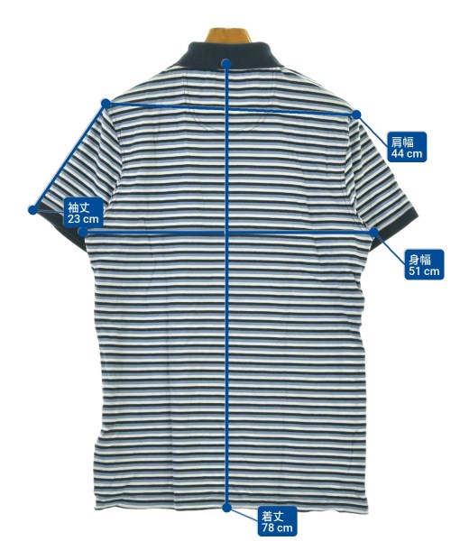 Barbour（バブアー）ポロシャツ 紺 サイズ:M メンズ/2200688139100