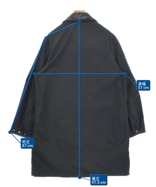 Barbour（バブアー）ステンカラーコート 黒 サイズ:36(XS位) レディース/2200684260143