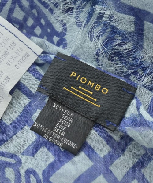 PIOMBO（ピオンボ）ストール 青 サイズ:- メンズ/2200657898168