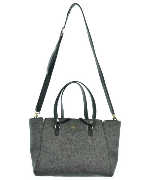 BORBONESE（ボルボネーゼ）ハンドバッグ グレー サイズ:- レディース/2200630213018