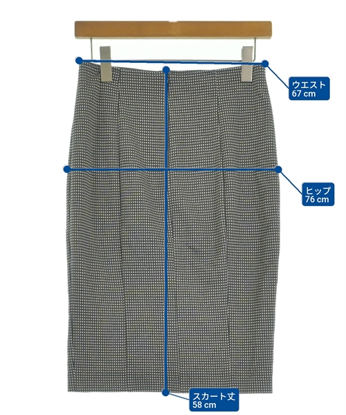 i Blues（イブルース）ロング・マキシ丈スカート グレー サイズ:42(M位) レディース/2200638656114