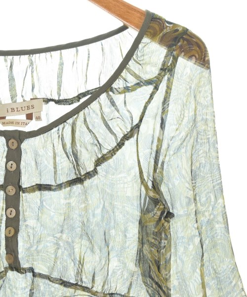 i Blues（イブルース）カジュアルシャツ カーキ サイズ:-(S位) レディース/2200612535503