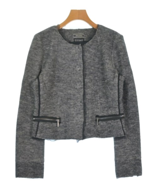 i Blues(イブルース)ノーカラージャケット グレー サイズ:40(M位)/2200649134014