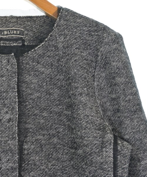 i Blues（イブルース）ノーカラージャケット グレー サイズ:40(M位) レディース/2200649134014