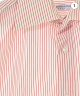 FRAY（フライ）ドレスシャツ 赤 サイズ:39(M位) メンズ/2200635721020