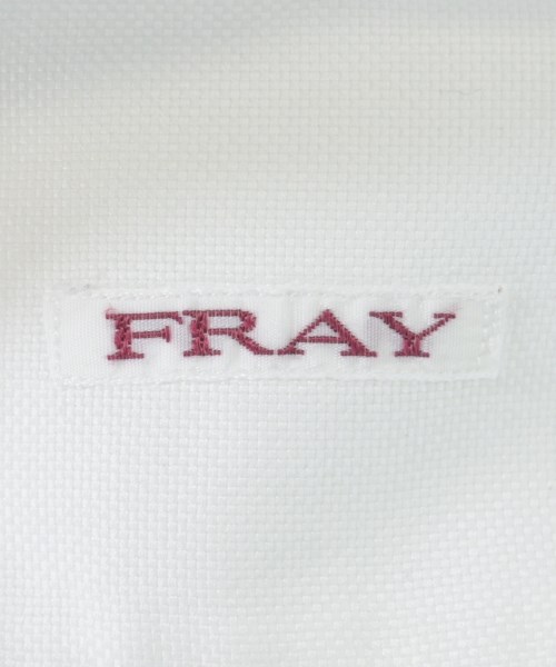 FRAY（フライ）ドレスシャツ 白 サイズ:39(M位) メンズ/2200622395036