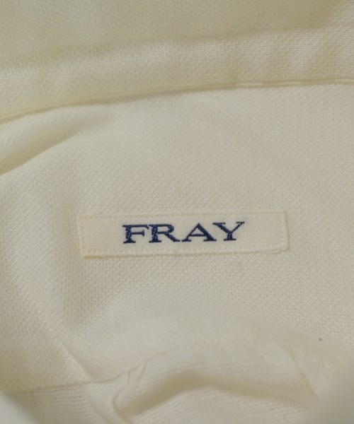 FRAY（フライ）カジュアルシャツ 白 サイズ:38(S位) メンズ/2200710856043