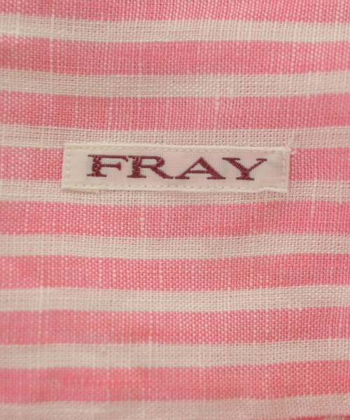 FRAY（フライ）カジュアルシャツ ピンク サイズ:16 1/2(XL位) メンズ/2200634044137