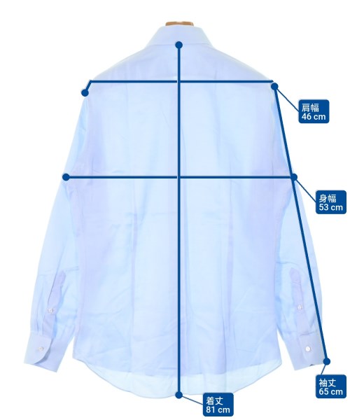 FRAY（フライ）カジュアルシャツ 青 サイズ:41(XL位) メンズ/2200659139313