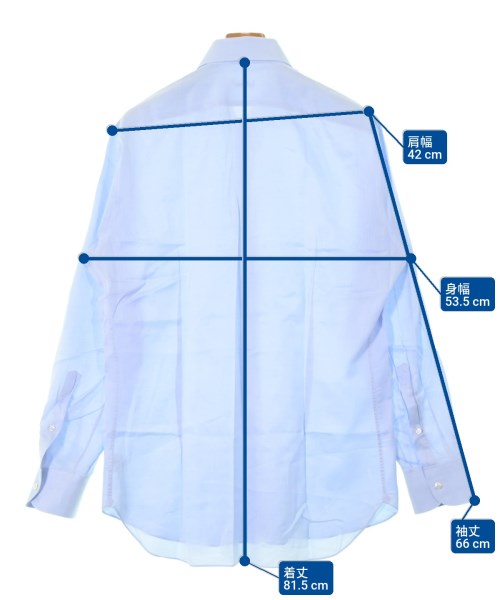 FRAY（フライ）カジュアルシャツ 青 サイズ:41(XL位) メンズ/2200659139320