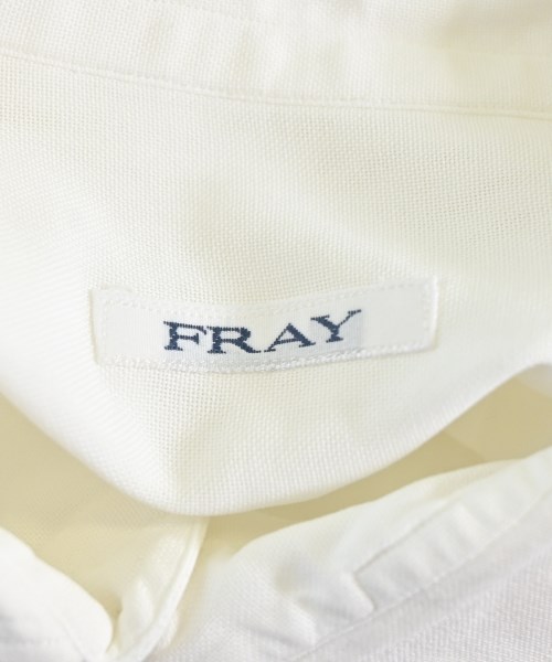 FRAY（フライ）ドレスシャツ 白 サイズ:41(XL位) メンズ/2200670043064