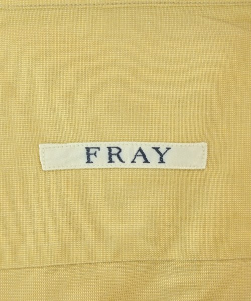FRAY（フライ）ドレスシャツ ベージュ サイズ:39(M位) メンズ/2200683286434
