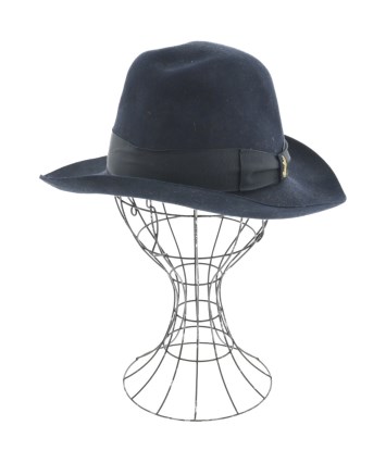 Borsalino（ボルサリーノ）ハット 紺 サイズ:- メンズ/2200345218087