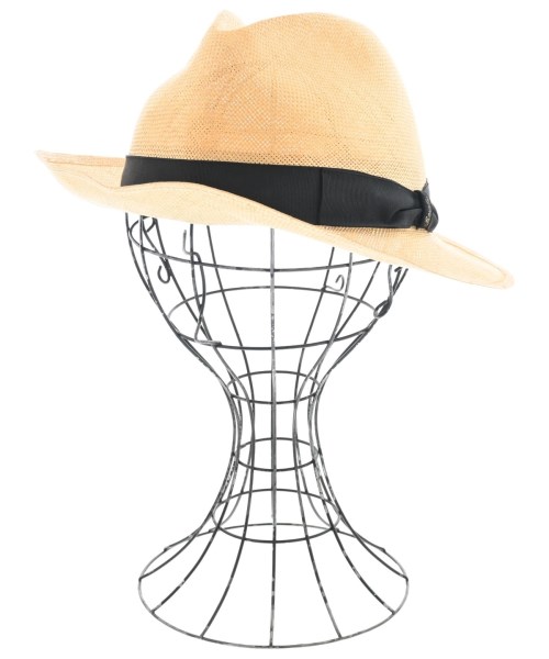 Borsalino（ボルサリーノ）ストローハット ベージュ サイズ:- メンズ/2200614546187