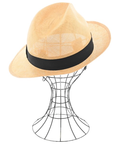Borsalino（ボルサリーノ）ストローハット ベージュ サイズ:- メンズ/2200614546187