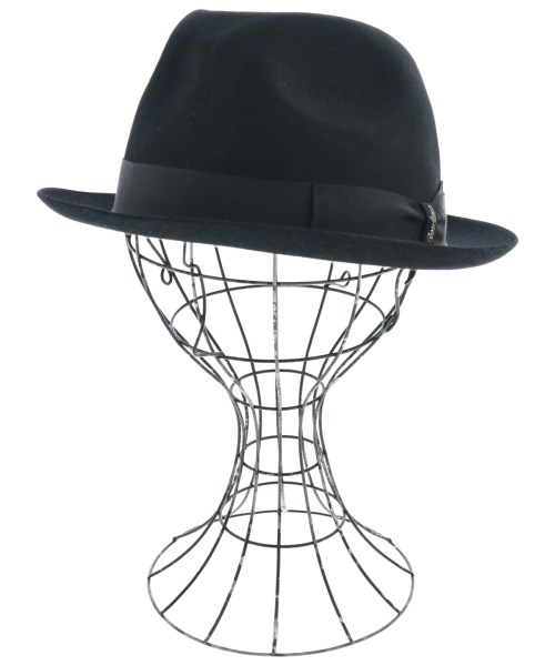 Borsalino(ボルサリーノ)ハット 黒 サイズ:59cm/2200638242027