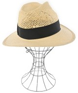 Borsalino（ボルサリーノ）ストローハット ベージュ サイズ:- レディース/2200619675035