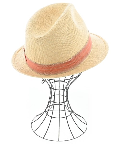 Borsalino（ボルサリーノ）ストローハット ベージュ サイズ:59 メンズ/2200678744017