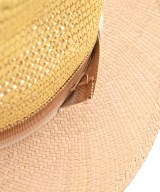 Borsalino（ボルサリーノ）ストローハット 黄 サイズ:59 メンズ/2200678744024