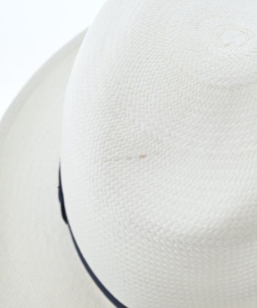 Borsalino（ボルサリーノ）ハット 白 サイズ:60cm メンズ/2200681745032
