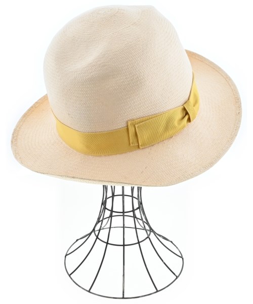 Borsalino（ボルサリーノ）ストローハット 白 サイズ:- レディース/2200688357221