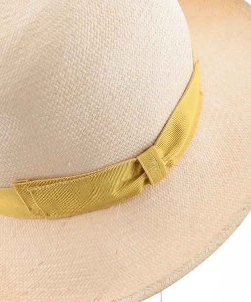 Borsalino（ボルサリーノ）ストローハット 白 サイズ:- レディース/2200688357221