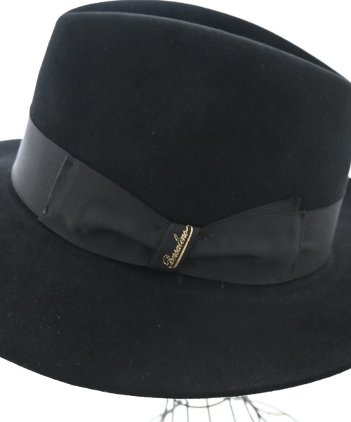 Borsalino（ボルサリーノ）ハット 黒 サイズ:61 メンズ/2200697381019