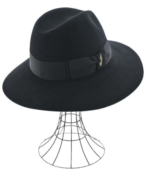 Borsalino（ボルサリーノ）ハット 黒 サイズ:M メンズ/2200697381026