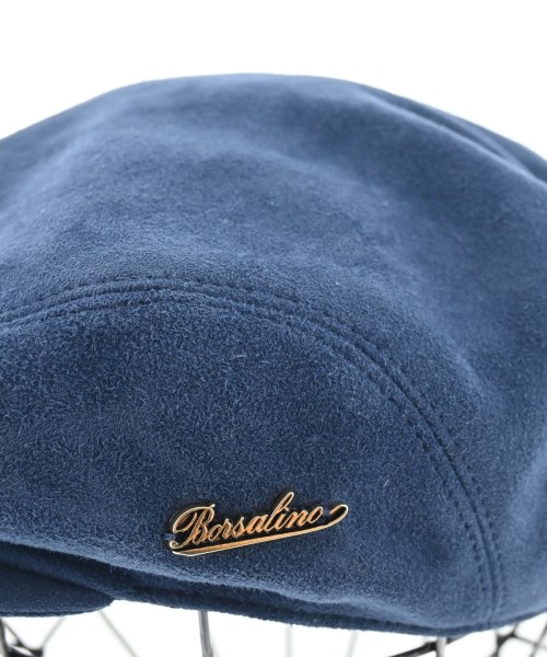 Borsalino（ボルサリーノ）ハンチング・ベレー帽 青 サイズ:L メンズ/2200697381040