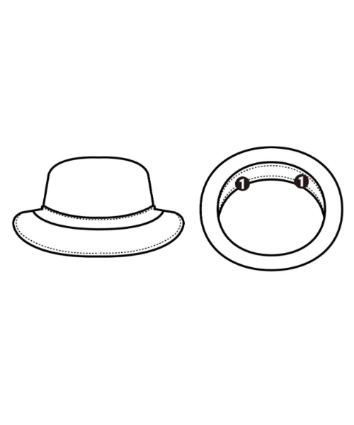Borsalino（ボルサリーノ）ハット ベージュ サイズ:61 メンズ/2200701791018
