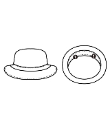 Borsalino（ボルサリーノ）ハット ベージュ サイズ:61 メンズ/2200701791018
