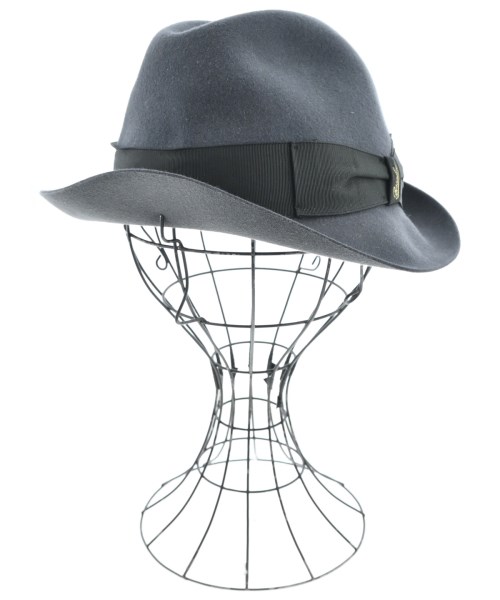 Borsalino(ボルサリーノ)ハット グレー サイズ:56cm/2200654715079
