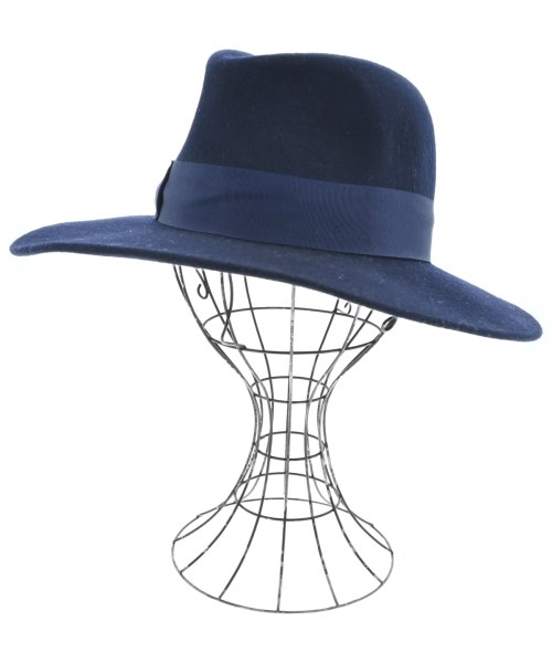 Borsalino(ボルサリーノ)ハット 紺 サイズ:S/2200655545330